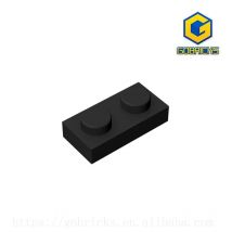 Gobricks GDS-502 Baustein DIY Platte 1 x 2, kompatibel mit Lego 3023 6225, pädagogische Assemblage, Kinderspielzeug, Geschenk, MOC
