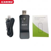 300Mbps Wireless USB Smart TV Wifi Repeater for Samsung Sony LG TV Adapter TV Sticks Universal Ethernet Network Repeater