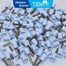 TJDent 100 Teile/schachtel Dental Polieren Tasse Latch Typ Gummi Einweg Zahn Polnischen Pinsel Prophy Tasse Zahnmedizin Labor Materialien Werkzeuge