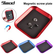 9IMOD RC Aluminiumlegierung Magnetische Schraube Tablett Platte Aufbewahrungsplatte für RC Flugzeug Auto Boot Crawler Modell Reparaturwerkzeug