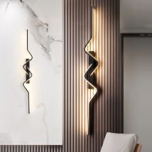 Lampada da parete moderna per scale Luci da soggiorno nordiche per applique da parete Plafoniera Decorazioni per la casa Apparecchi di illuminazione Decorazioni lunghe ghts