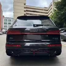 Auto Rear Back Lamps For Q7 2006-2015 Upgrade 2023 LED Car Taillight Assembly Through Back Light Dynamic Flowing Rear Tail Lamp