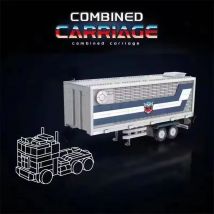 1766 PCS Compatible Optimus Truck Combined Carriage Building Block Model Educational Brick Toys For Boy Birthday Christmas Gift