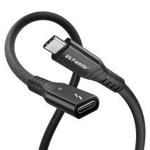 Thunder-Bolt 5-Verlängerungskabel, 120 Gbit/s, 240 W, 16 K/8 K, Display-Verlängerungskabel, kompatibel mit TB4/USB4/3.2 für Laptop/Monitor/PC