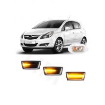 for Opel Vauxhall Corsa D S07 E X15 1.0 1.2 1.3 1.4 2006 - 2019 Dynamic LED Fender Side Marker Turn Signal Lamp