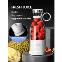 Kabelloses Laden 4 Klingen elektrische Entsafter Mini tragbare Mixer Obst mischer Extraktoren Multifunktions-Saft maschine Maschine