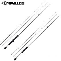 Canna da lancio Mavllos Delicacy BFS con punta UL solida esca 0,6-8 g/0,8-10 g Canna da pesca alla carpa ultraleggera in carbonio, canna da spinning per trota