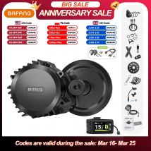 BAFANG 1000W 48V Kit Complete BBS-HD 52V Ebike Conversion Kit Mid Drive Motor M615 MM G320.1000.C Electric Bicycle Engine