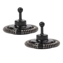 ABKW-Per macchine per caffè espresso NJ ES601/655/701 Confezione da 2 pezzi di ricambio montalatte frusta strumento per schiumare in acciaio inossidabile
