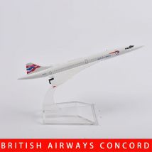 JASON TUTU 16cm BRITISH AIRWAYS CONCORDE Airplane Model Airplane Diecast Metal 1/400 Scale Planes
