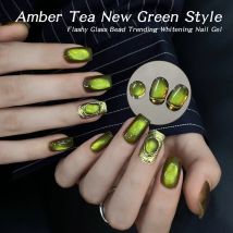 12ml New Autumn And Winter Series Amber Tawny Cat Eye Nail Glue Whitening Magnetic Gel Nail Polish Lasting Nail Polish Gel