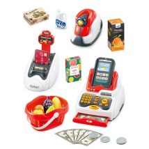 Lebensmittelgeschäft Rollenspiel Elektronisches Spielzeug Kinder Registrierkasse, Lebensmittel Supermarkt Spielset Spielen Registrierkasse