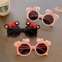 Nowe dzieci Cute Cartoon okulary przeciwsłoneczne UV400 chłopcy dziewczęta kolory Outdoor dziecięce okulary przeciwsłoneczne z ochroną przeciwsłoneczną dziecięce sportowe odcienie okulary