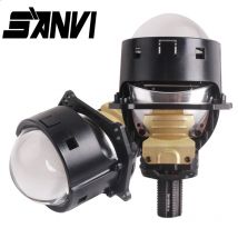 Sanvi S3 + Car 3 "Bi LED proiettore Len faro 12V 110W 5500K per Hella G5 3R H4 H7 9005 9006 faro LHD RHD Retrofit Light
