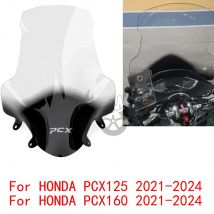 PCX 125 160 2024 Motorcycle Street Sport Bike Windshield Windscreen For HONDA PCX125 PCX160 2023 2022 2021 PCX-125 PCX-160