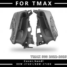 MTKRACING Per YAMAHA TMAX 560 2022-2025 Pannello di copertura della carenatura laterale del motociclo Pedali sinistro e destro
