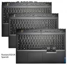 Nuova tastiera retroilluminata russa/spagnola/usa/UK per Lenovo Legion 5-15 5-15ITH6H 5-15ITH6 5-15ACH6H con custodia superiore poggiapolsi