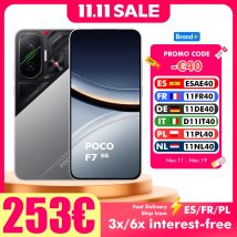 POCO F7 5G 12GB 256GB/512GB NFC Versione UE Cellulare intelligente Snapdragon 8S Gen 4 Batteria 6500mAh
