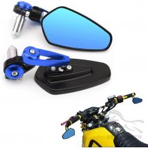 1 paio 7/8 "22mm moto alluminio Bar End Side specchietto retrovisore universale moto Bike manubrio specchietti retrovisori