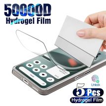 5Pcs Hydrogel Film For Nothing Phone 3 3a 2a Pro 1 Full Cover Screen Protector For Nothing CMF Phone 2 Pro 1