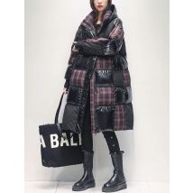 Europa station Lange Winter Unten Jacke frauen Mit Kapuze Dicke Warme Daunen Mantel Weibliche Brot Puffer Unten Parkas Winddicht Mäntel 2024