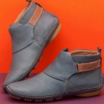 Stiefeletten Damen Mode Frauen Stiefel Wohnungen Wasserdicht Bequeme Schuhe Winter Keine Slip Booties Weibliche Casual Schuhe Frau