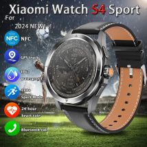 New For Xiaomi Watch S4 Sport Smart Watch Men AMOLED Screen NFC GPS Compass Heart rate Waterproof Bluetooth Call SmartWatch 2024