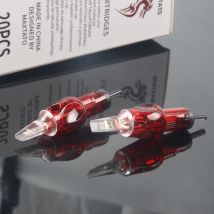 20PCS Aghi per cartuccia per tatuaggio professionale Curvo Magnum RM M1 Aghi per cartuccia sterilizzati per ago per penna per macchina per tatuaggio