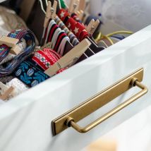 Goo-Ki Maniglie per mobili in ottone antico Maniglie per porte per mobili con piastra posteriore Manopole e maniglie per cassetti in bronzo champagne per cucina