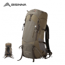 BISINNA 70L Camping-Rucksack, große Kapazität, Sporttasche mit Regenschutz für Outdoor-Reisen, Klettern, Bergsteigen, Wandern, Trekking
