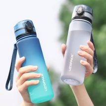 Gorąca sprzedaż 500/1000ML sportowa butelka na wodę Shaker Outdoor podróżny przenośny szczelny Drink Tritan plastikowa butelka na napoje BPA Free