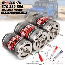 RCXAZ RC Bürstenmotor 370-31T/380-38T/390-28T Wasserdichter JST/Punktstopfen Edelstahl Hohes Drehmoment für 1/18 1/16 RC Crawler