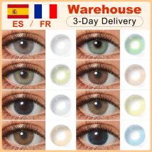 FR/ES almacén lentes de contacto de colores Magister Queen de 5 días Color de ojos Natural lentes cosméticas suaves pupilas de belleza con estuche para gafas