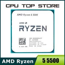 AMD Ryzen 5 5500 R5 5500 3,6 GHz 6 núcleos 12 hilos CPU procesador 7NM L3 = 16M 100-000000457 Socket AM4 sin ventilador