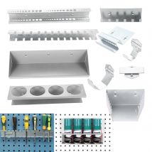 Werkzeuge Halter Hängen Rack Hardware Teile Lagerung Regal Wand-Montiert Haken