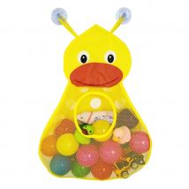 Ente Frosch Baby Bad Spielzeug Aufbewahrungstasche Duschhalter Spielzeug Organizer Netzkörbe Wasserspielzeug Spieltasche für Kinder Starke Saugnäpfe