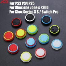 JCD 2 pezzi per PS3 PS4 PS5 Xbox one/360/Series S X Switch Pro controller di gioco Thumb Silicone