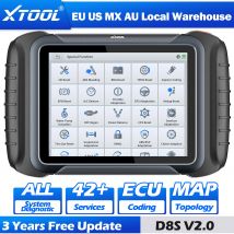 XTOOL D8S V2.0 Skaner Samochodowy Kodowanie ECU Dwukierunkowy Skaner Auto OBD OBD2 Diagnostyka Wszystkich Systemów Samochodowych Narzędzia Diagnostyczne CAN FD DoIP FCA