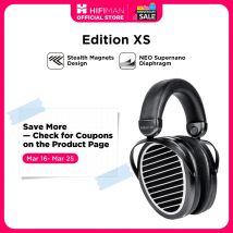 Cuffie Hi-Fi HIFIMAN Edition XS Full-Size Over-Ear Open-Back Planar Magnetic con Design Stealth Magnets e Archetto Regolabile