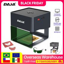 DAJA DJ6 Mini incisore laser portatile fai da te macchina Bluetooth dipinta targhetta per cani carta pelle legno plastica logo macchina CNC