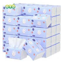 Facial Tissues Packs Pocket Paper Napkins Travel Size Mini Cute Print for Kid School Travel Camping Office Daily Use