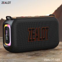 ZEALOT-S85 Altoparlante Bluetooth portatile da 50 W con doppio diaframma Altoparlante con cinturino esterno HIFI impermeabile IPX6