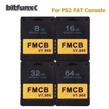 Karta pamięci Bitfunx Free McBoot V1.966 8MB/16MB/32MB/64MB do konsoli PS2 Fat