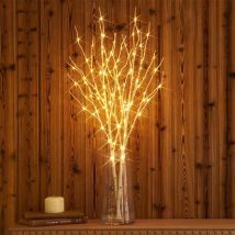 LED Weiß Birke Zweig Weihnachtsbaum Zweig Fee Girlande Licht Party Hochzeit Dekoration Abendessen Tisch Lampe Fee Licht String