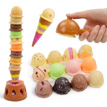 Symulacja jedzenia dla dzieci zabawka kuchenna lody Stack Up Play dzieci udawaj zabawki zabawki