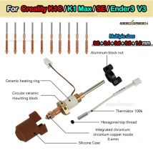 k1 Max Hotend Kit Für Creality K1C/Hitze Bruchfestigkeit Hotend Keramik Heizblock Kit 3D Drucker Teile Quick-Swap Düse