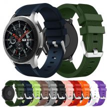 20mm 22mm silikonowy pasek do zegarka kompatybilny z Samsung 46mm/Galaxy Watch3 45mm/Gear S3 Frontier, pasek do zegarka sportowego dla Huawei