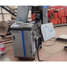 Acctek wassergekühlte 1500 W 2000 W 3000 W kontinuierliche Faserlaser-Reinigungsmaschine für Edelstahl und Metall, neuer Zustand 220 V