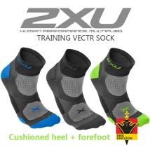 Calzini sportivi traspiranti ad asciugatura rapida 2XU per la corsa e l'allenamento ad alte prestazioni