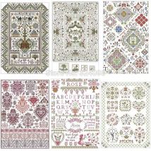 Quaker Jigsaw Muster Gezählt Kreuz Stich 11CT 14CT 18CT DIY Großhandel Chinesische Kreuz Stich Kits Stickerei Hand Sets